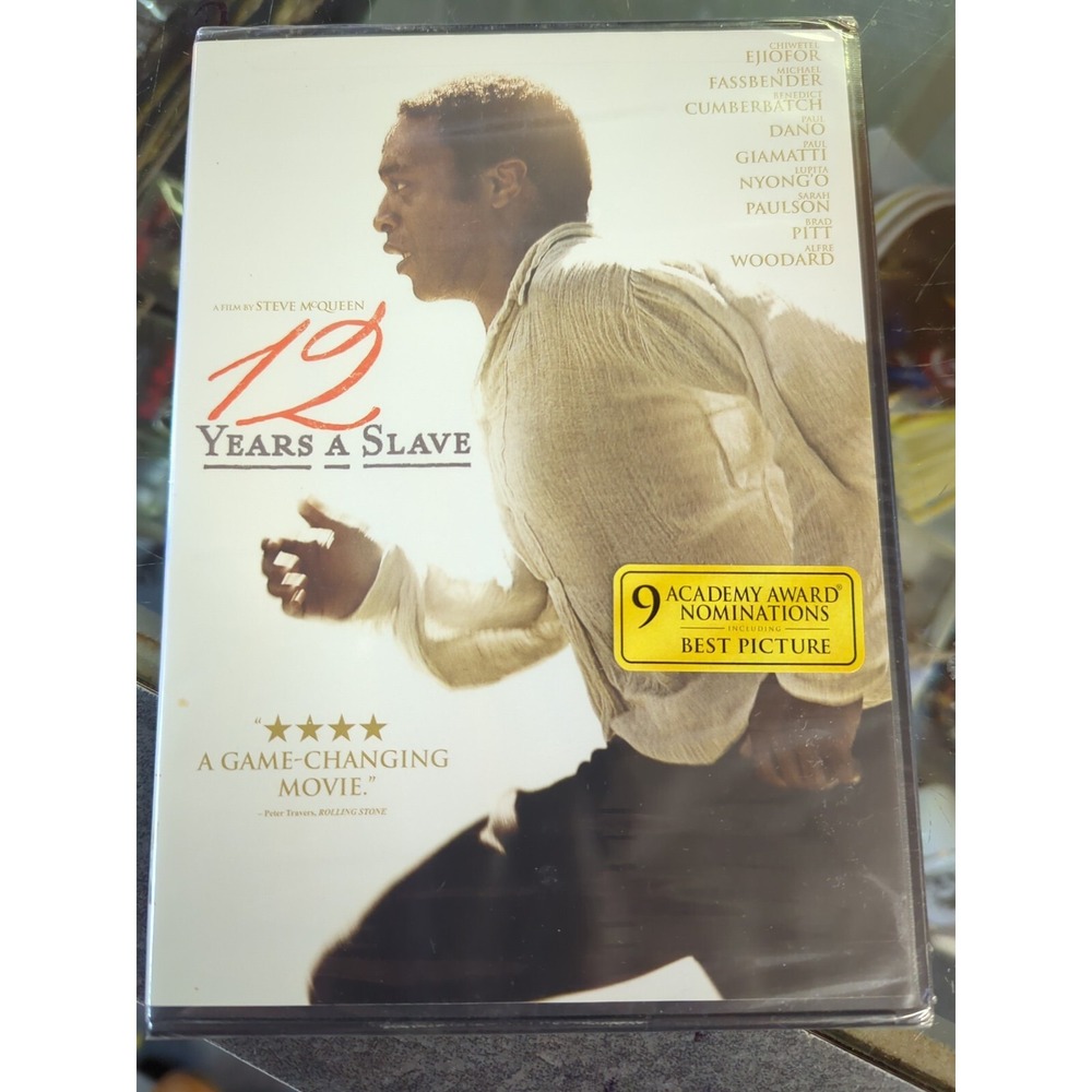12 Years A slave Brad Pitt Chiwetel Ejiofor Steve McQueen movie‎ DVD brand NEW